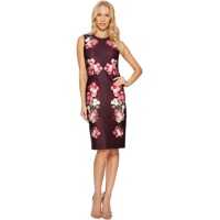 Rochii de zi Flower Border Print Sheath Dress CD7MLV6N Fete