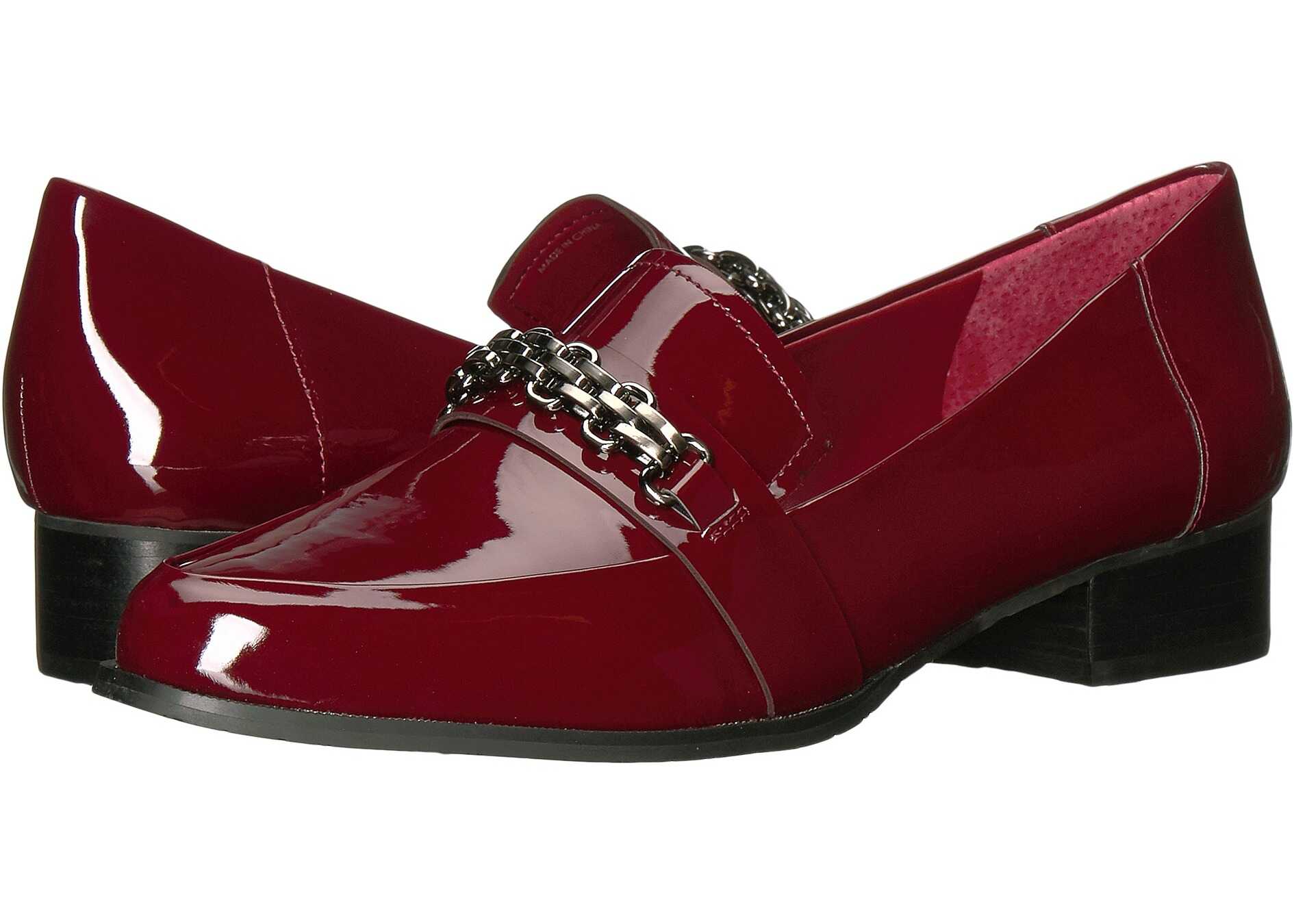 Mocasin Tahari Lois Crimson Patent