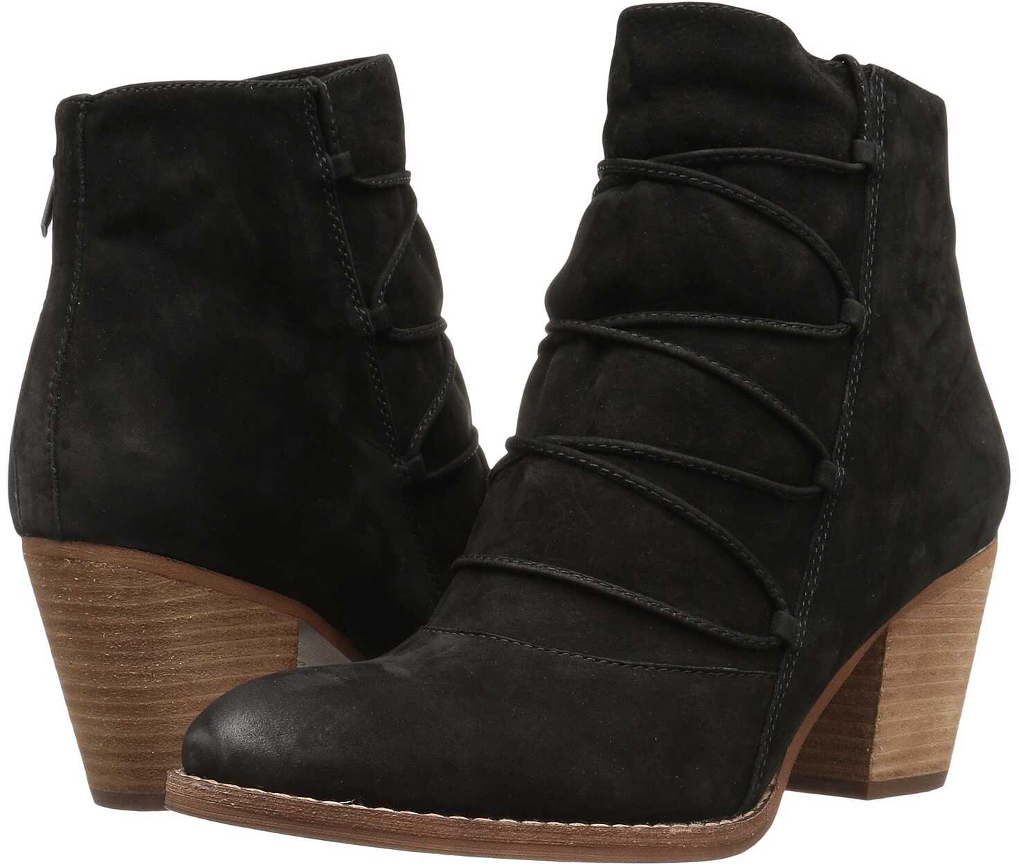 Gheata Sam Edelman Millard Black Jabuck Nubuck Leather