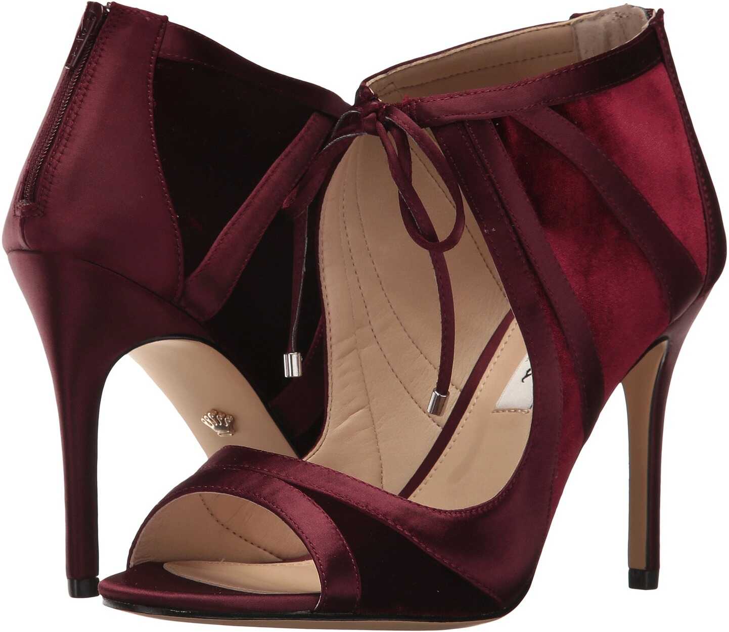 Pantof Nina Cherie Merlot Velvet