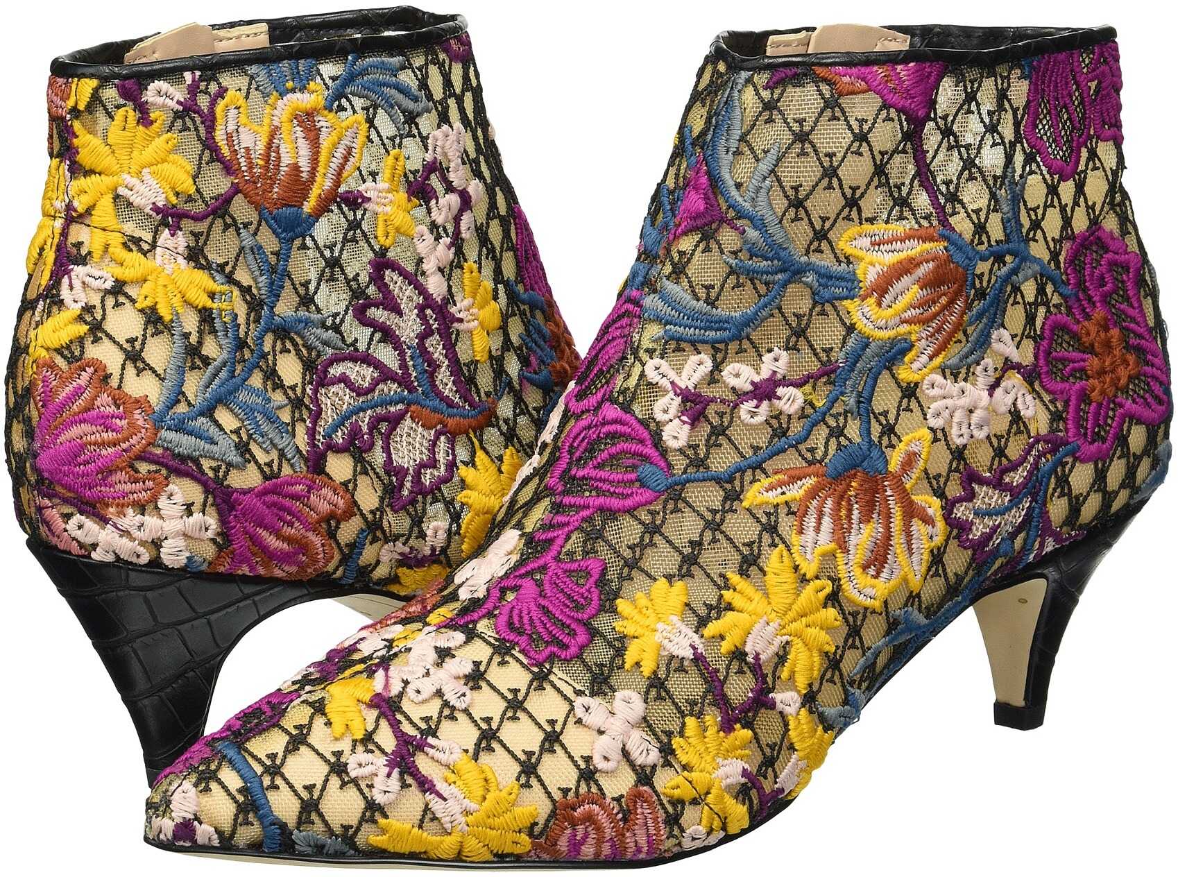 Sam Edelman Kinzey Bright Multi Floral Chintz Lace