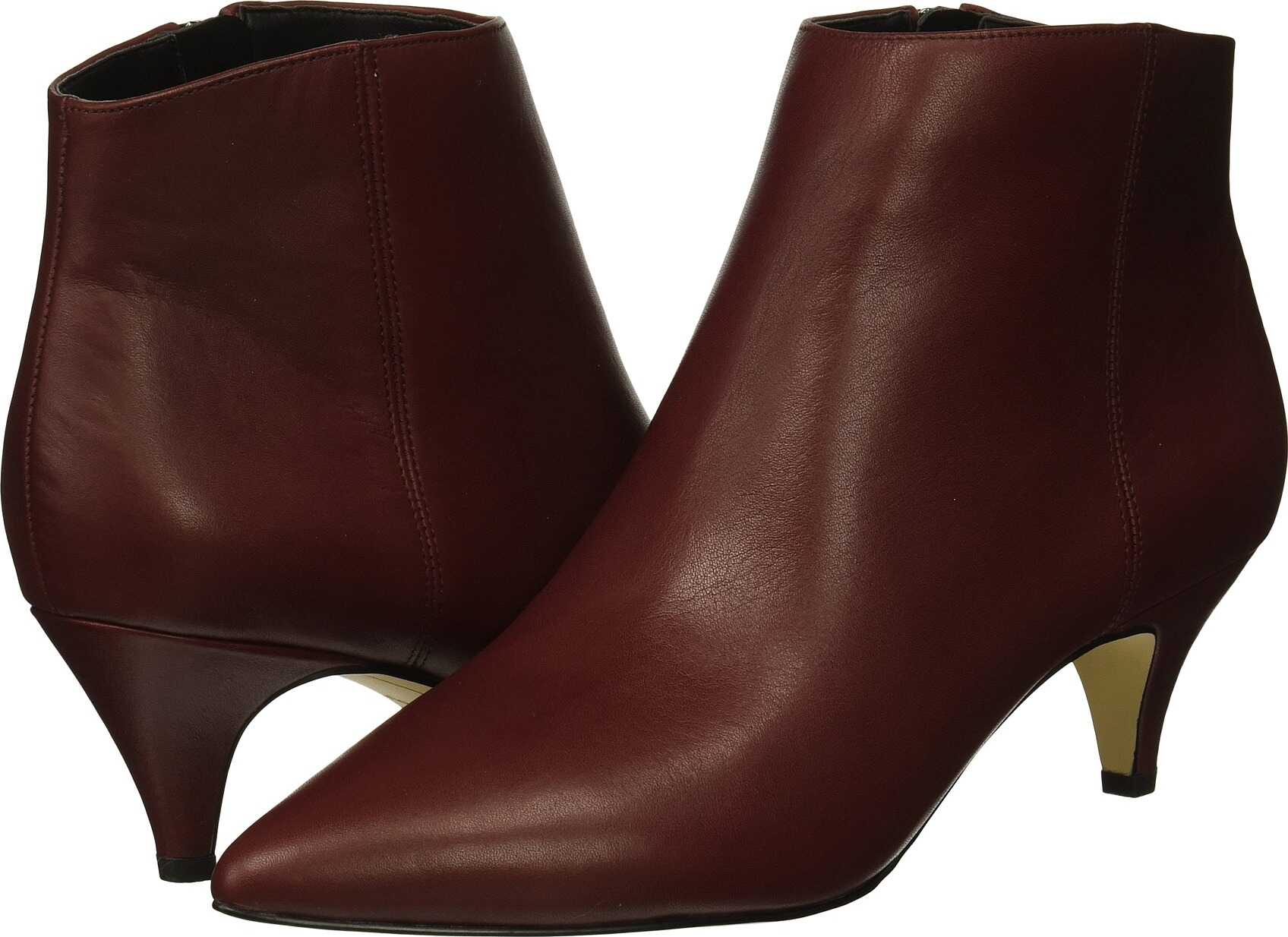 Sam Edelman Kinzey Beet Red Modena Calf Leather/Dakota Nappa
