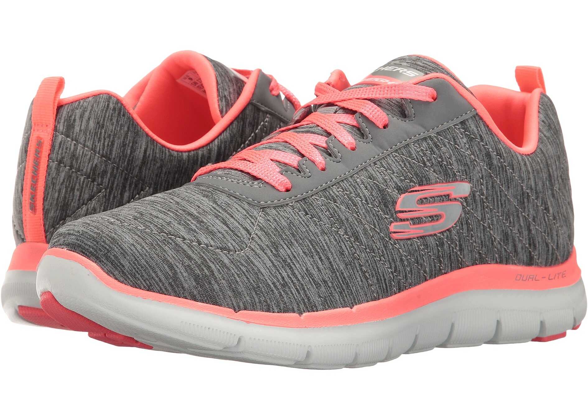 Tenis SKECHERS Flex Appeal 2.0 Gray/Coral