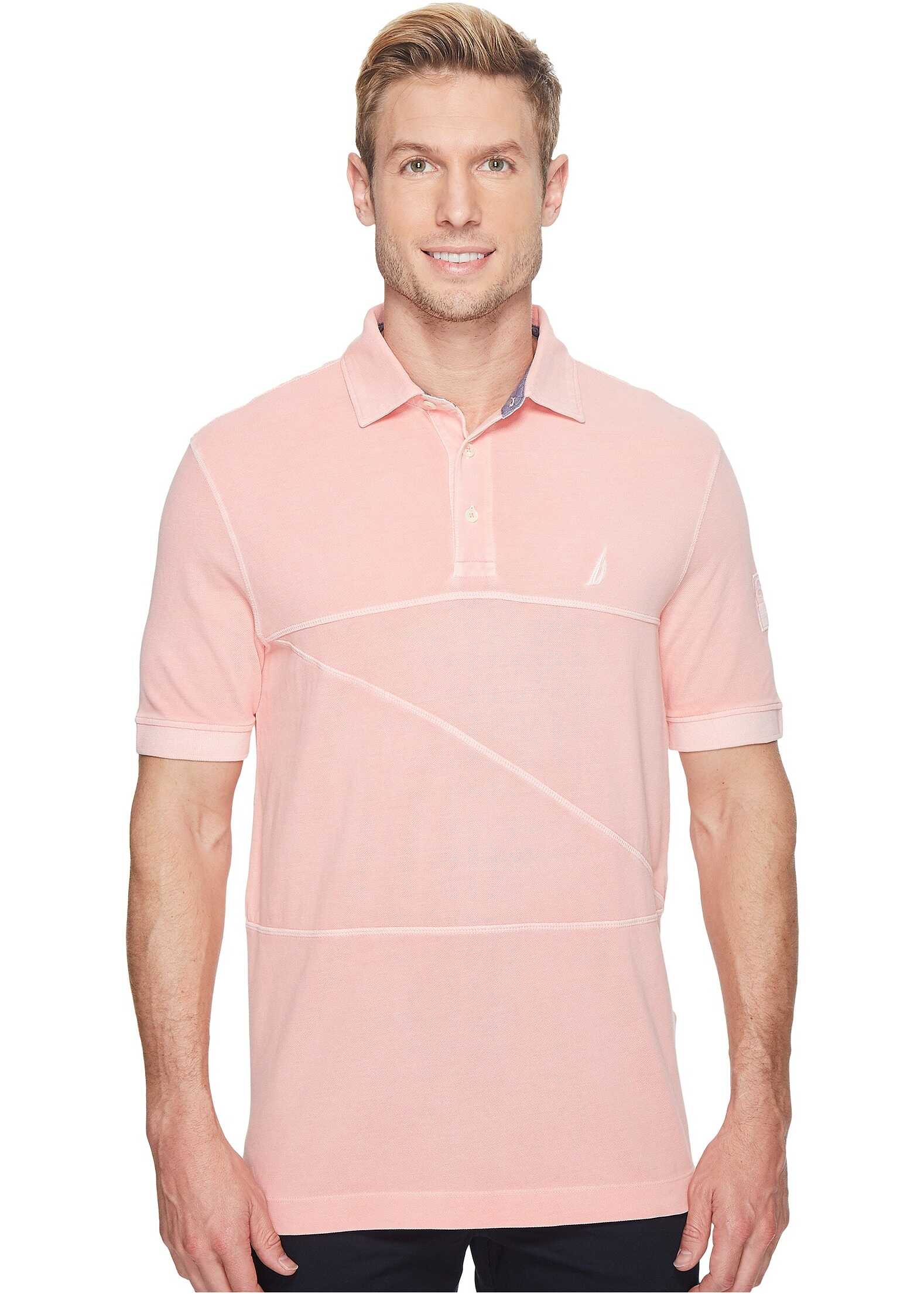 Tricou Nautica Short Sleeve Garment Dyed Polo Coaral Sands