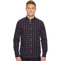 Camasi Sport Long Sleeve Windowpane Plaid Shirt Barbati