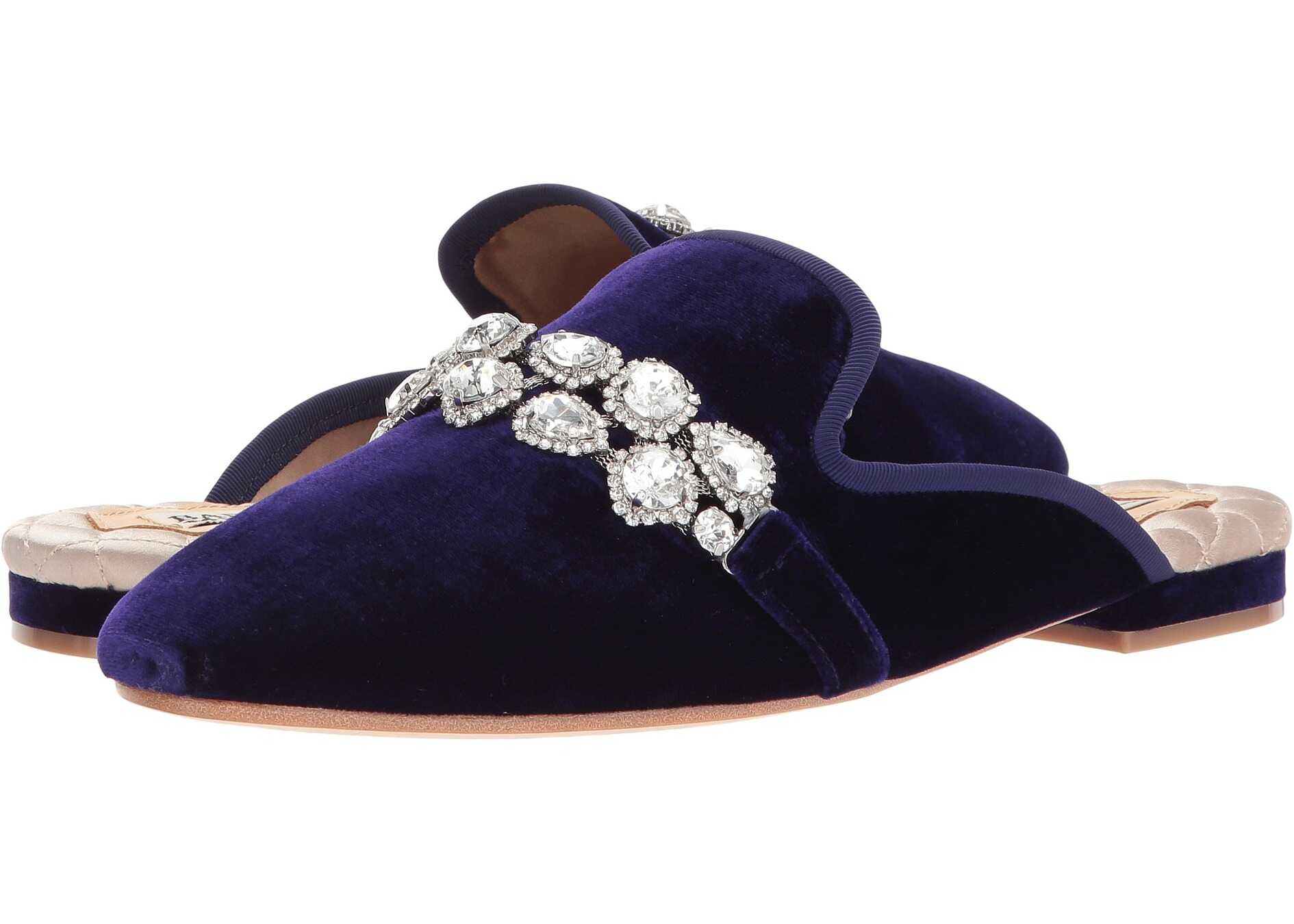 Sabot Badgley Mischka Wade Dark Purple Velvet