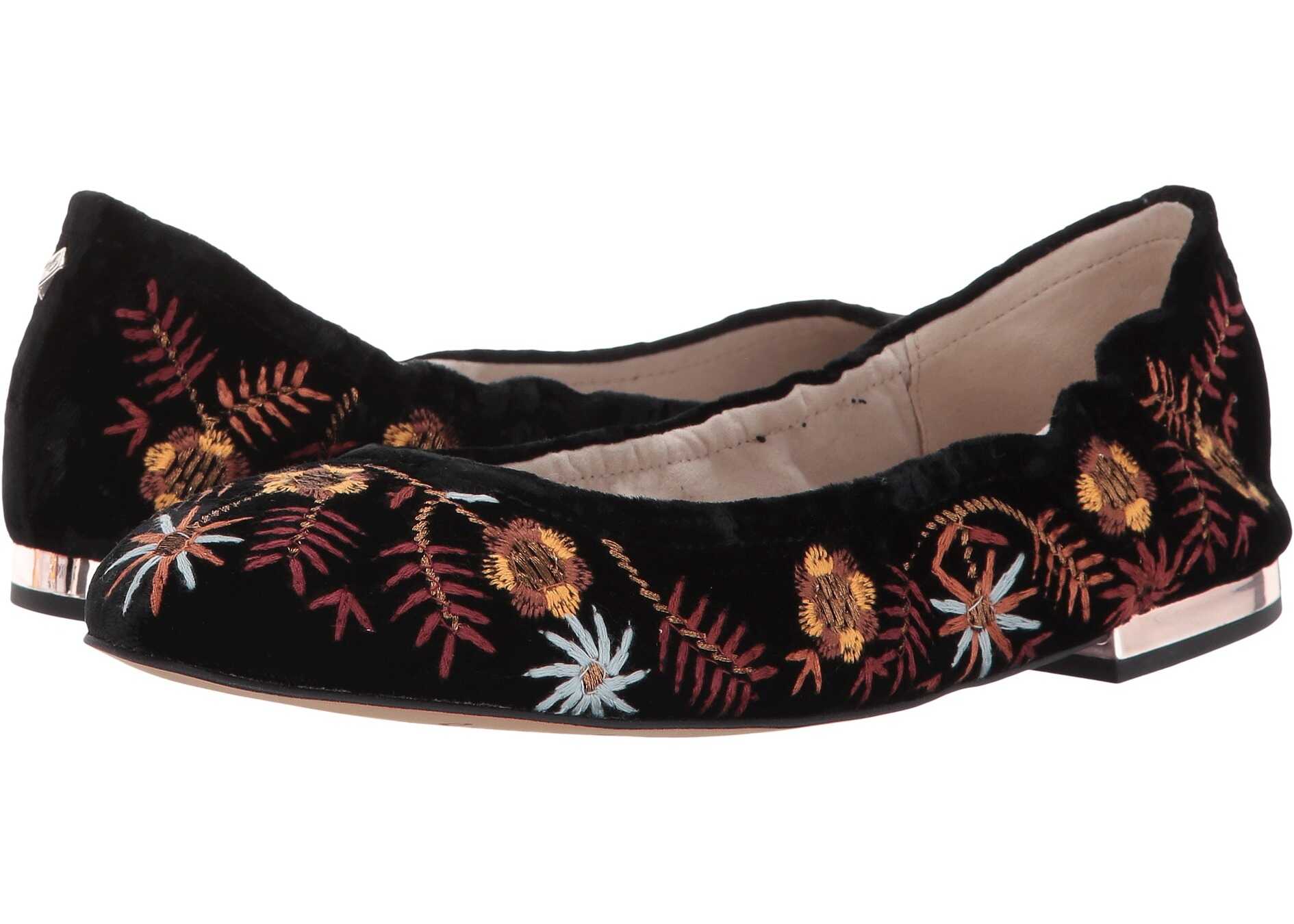 Balerin Sam Edelman Farrow 2 Black Silky Velvet