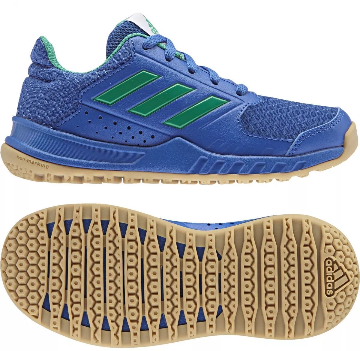 Tenis adidas FortaGym K* BLUE/CORGRN/GUM3