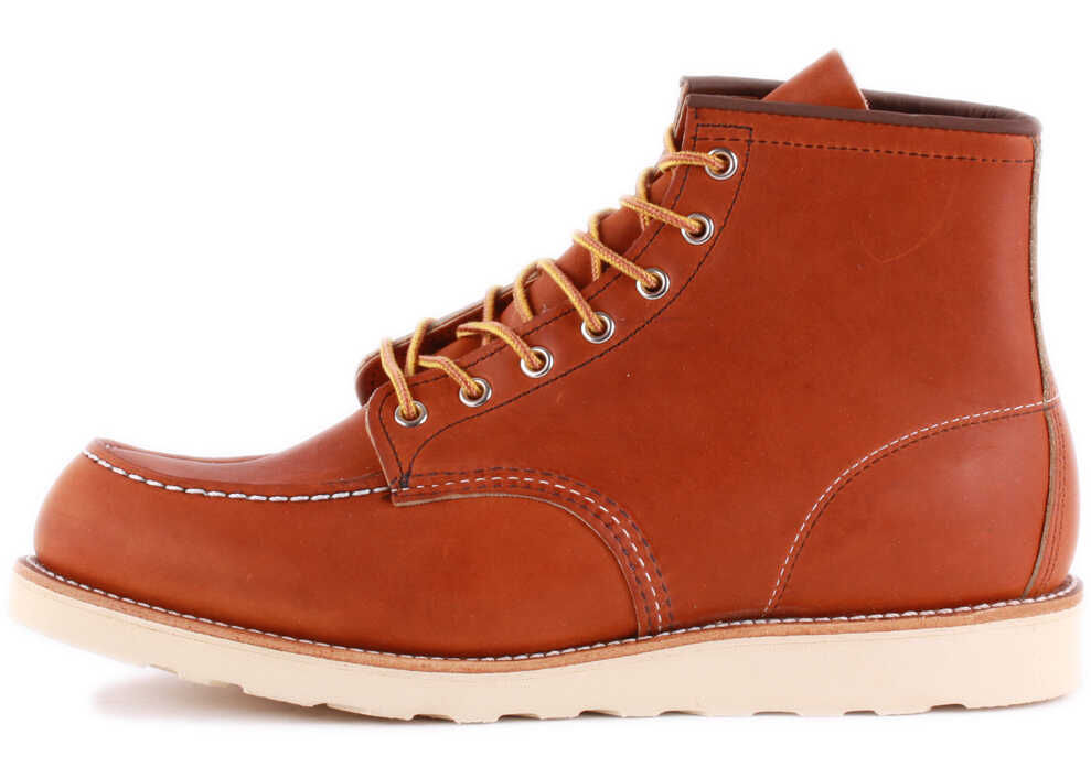 Red Wing 6-Inch Classic Moc Toe Boots In Tan (Style No. 875)* Tan