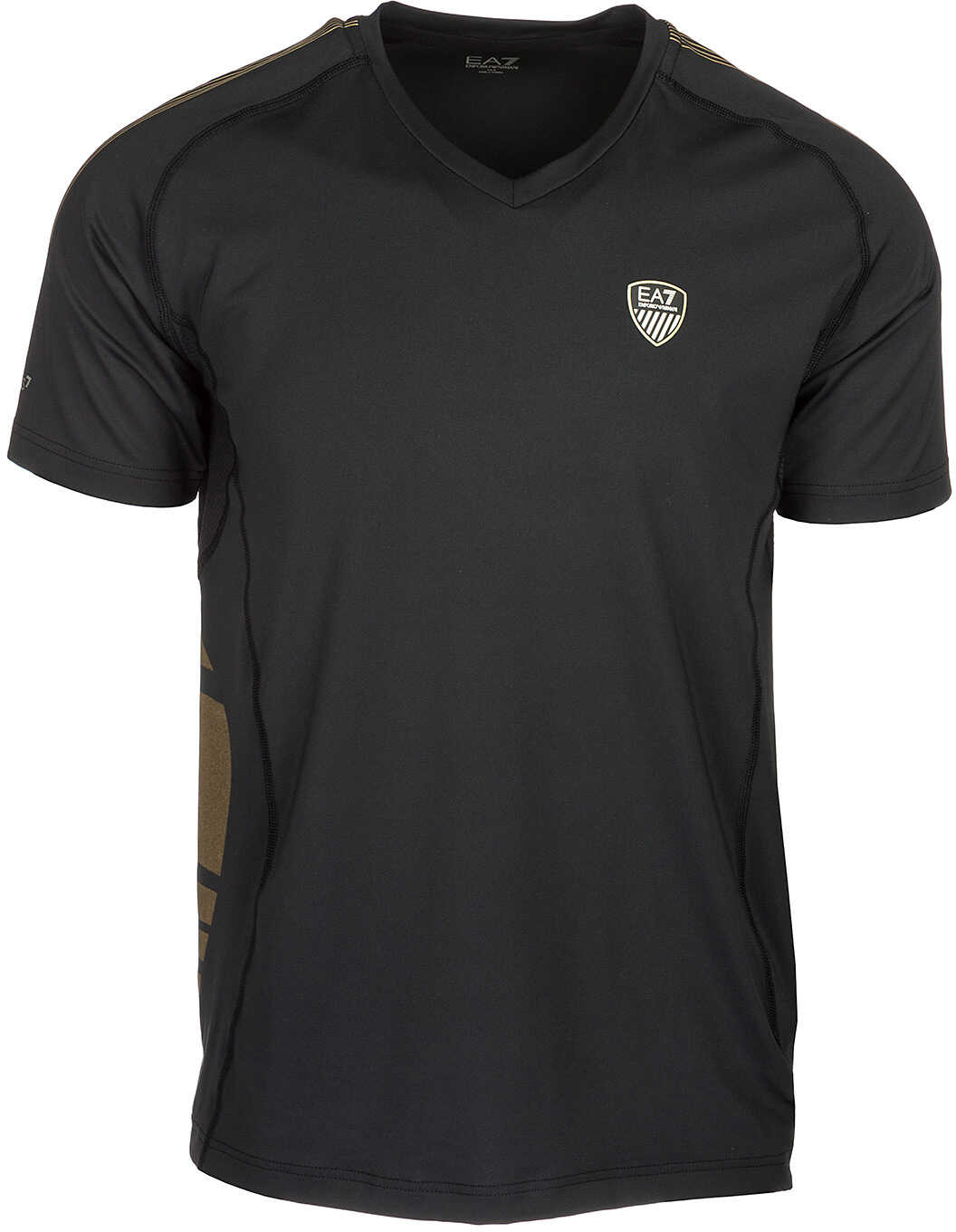 Tricou EA7 Neck Neckline Black