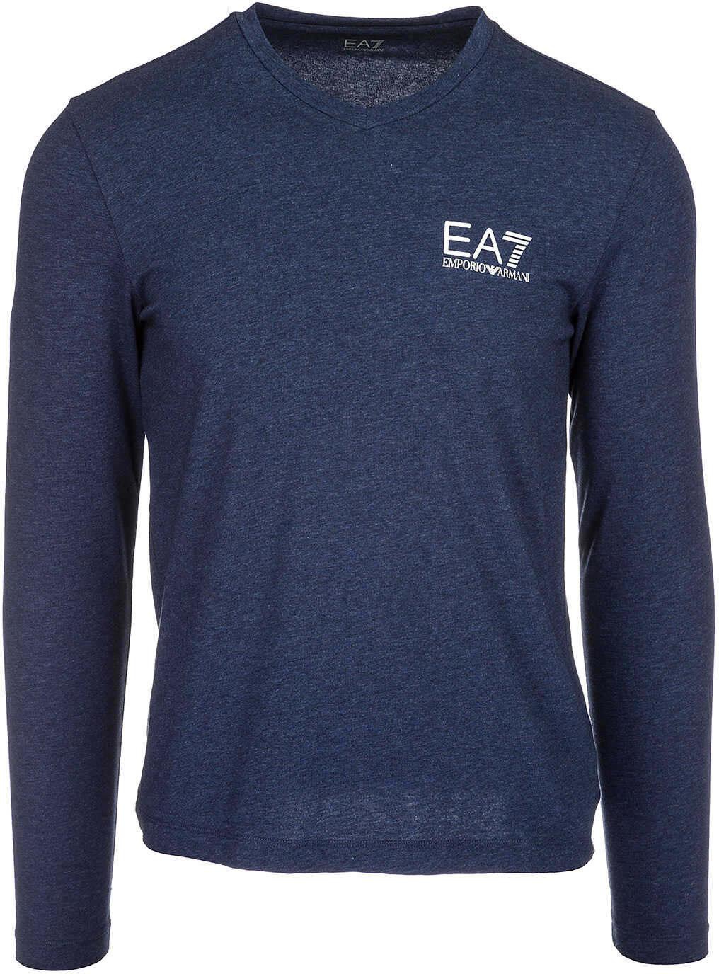 Tricou EA7 V Man Blue