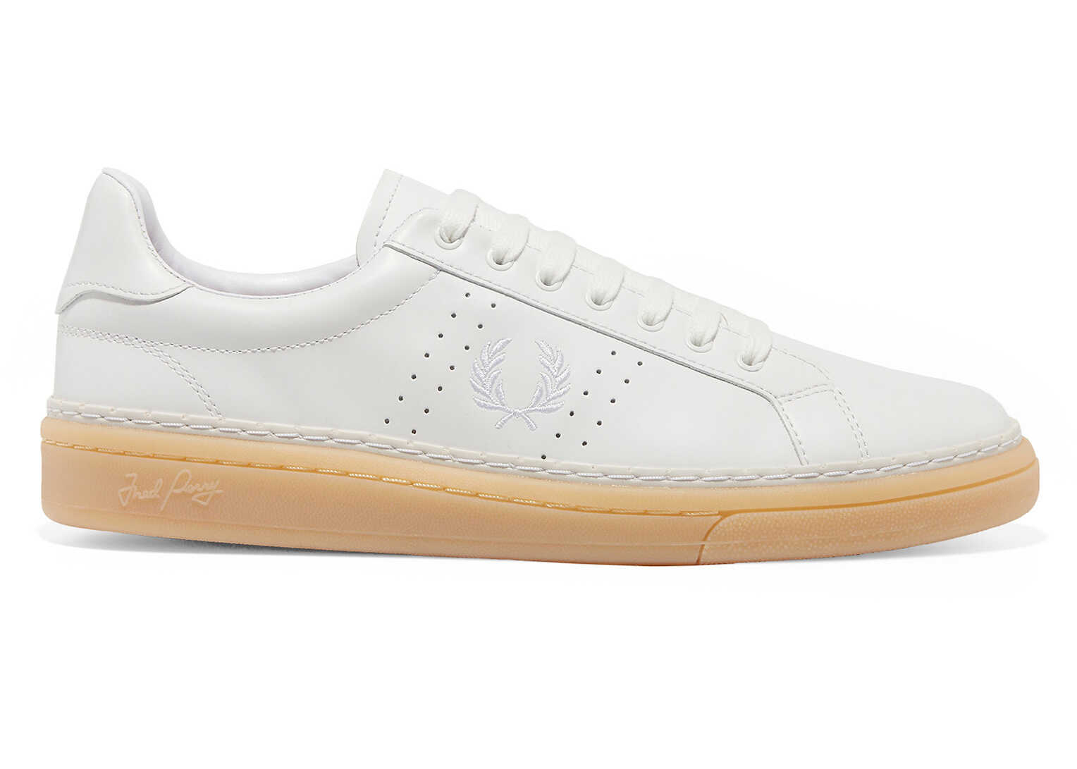 Tenis Fred Perry B721 Men's Leather White Tennis Shoes White
