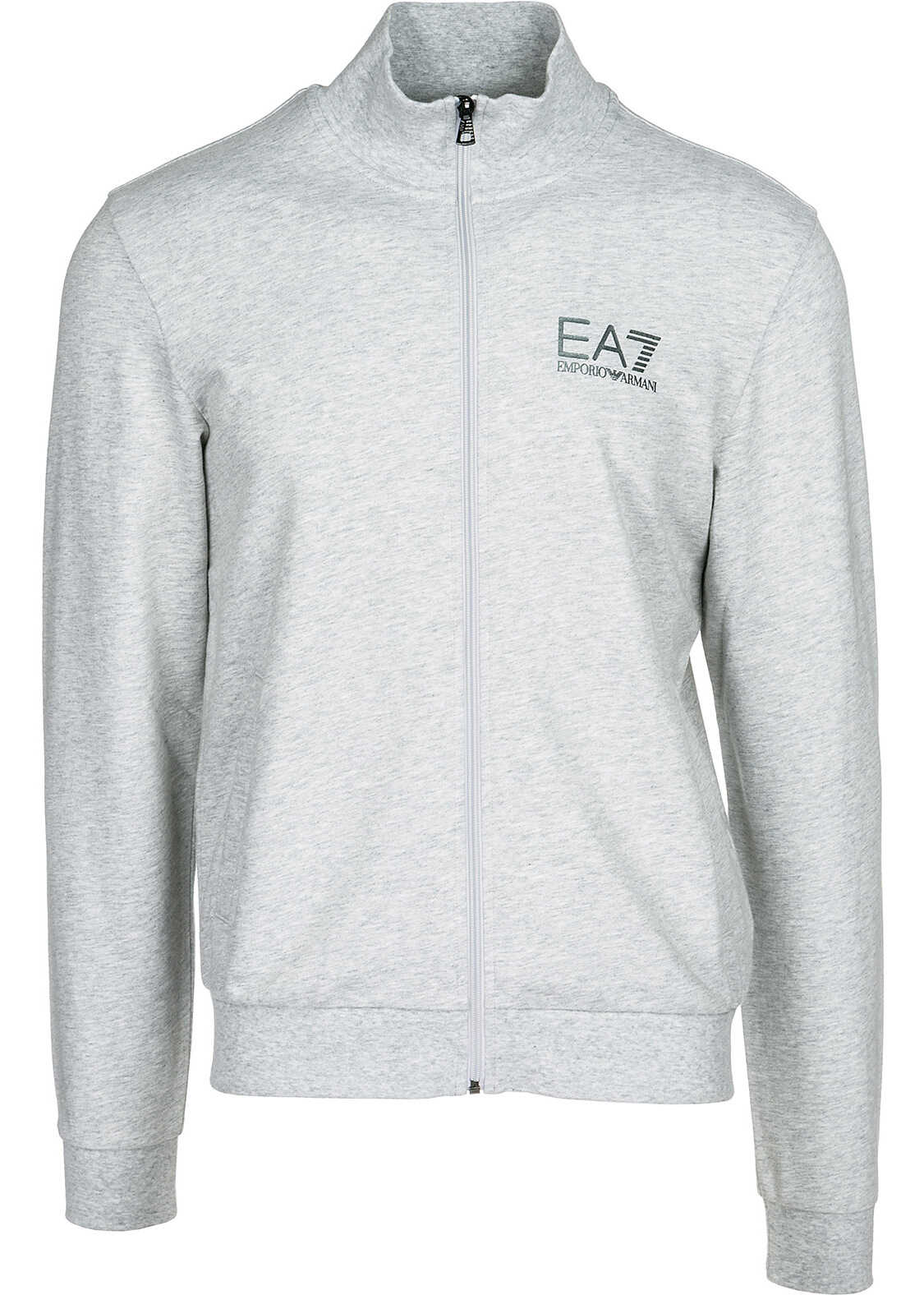 Bluza EA7 Zip Sweat Grey