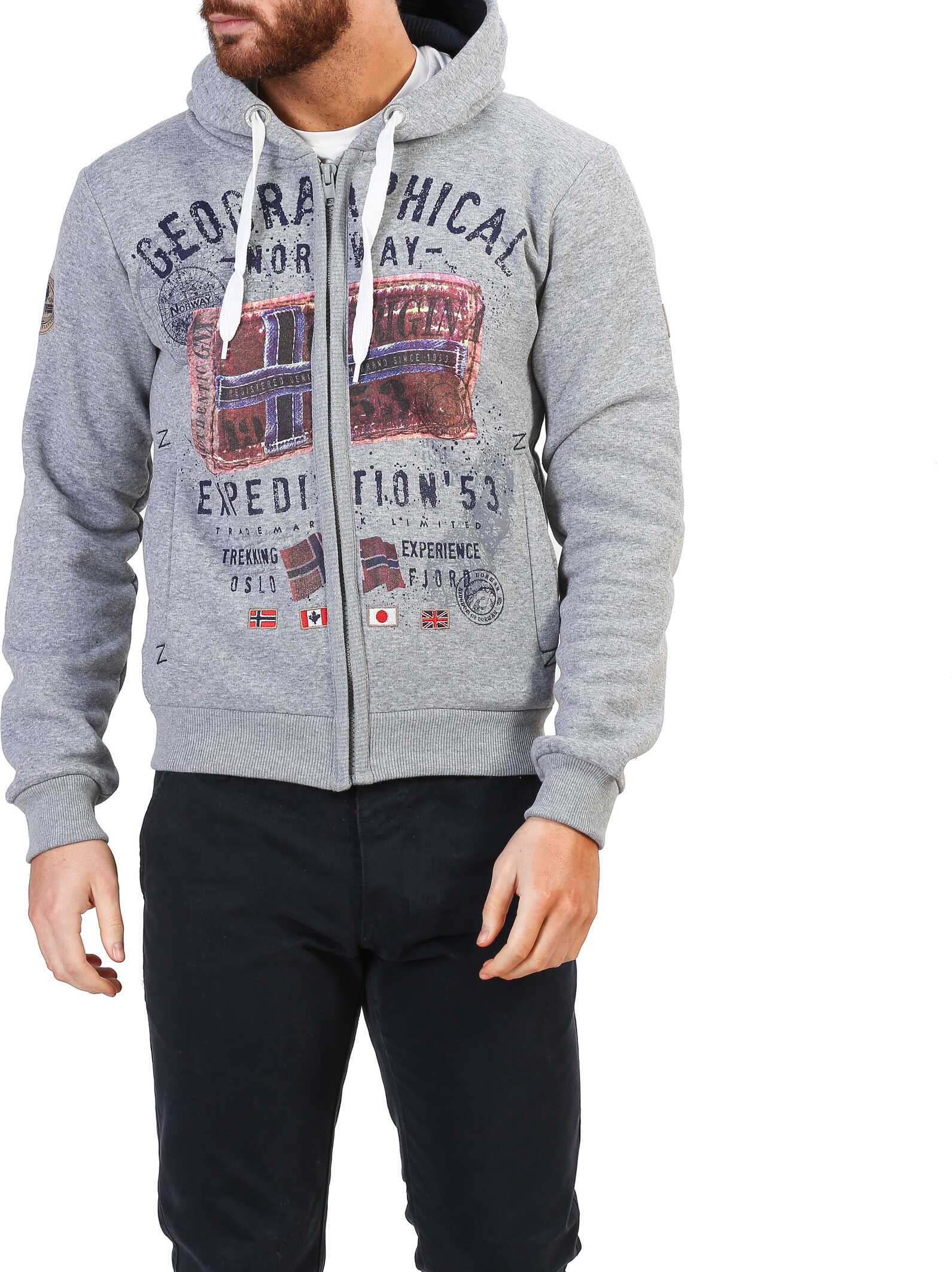 Bluza Geographical Norway Filliam_Man Grey