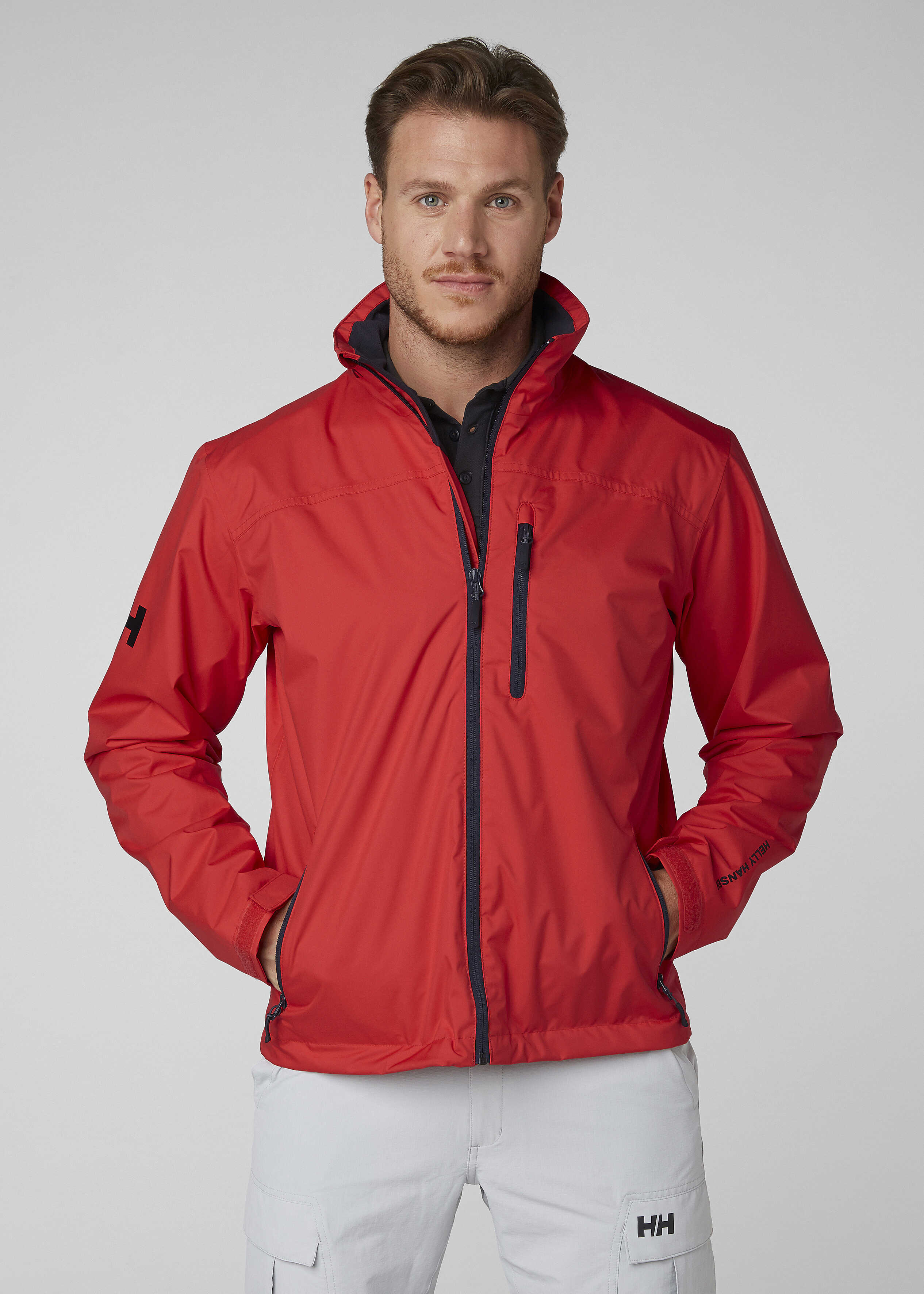 Helly Hansen Crew Midlayer Jacket 30253_001 Alert Red