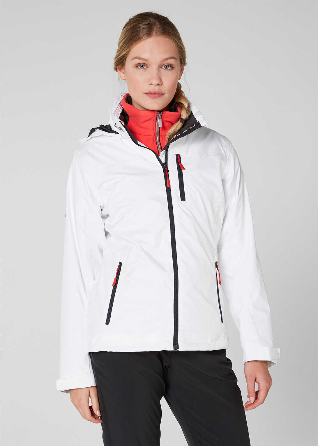 Helly Hansen Crew Hooded Midlayer Jacket 33891_001 White