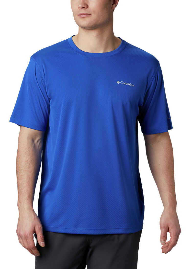 Columbia Zero Rules Ss Shirt AM6084 Azul