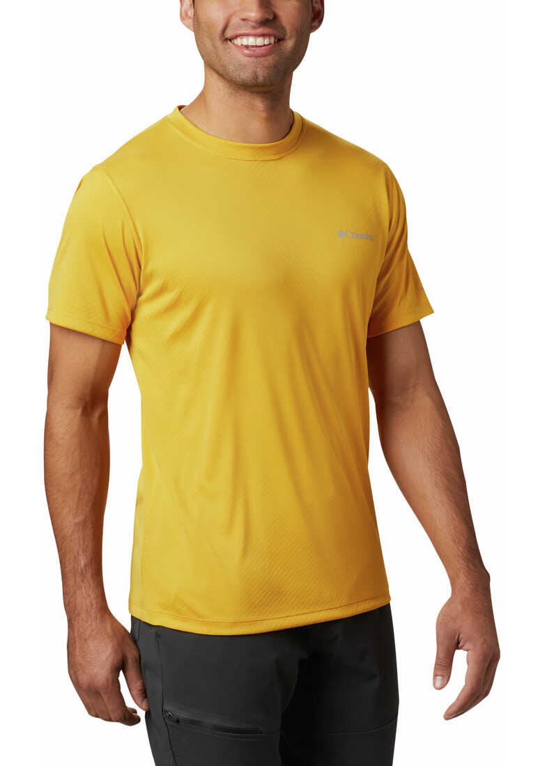 Columbia Zero Rules Ss Shirt AM6084 Bright Gold