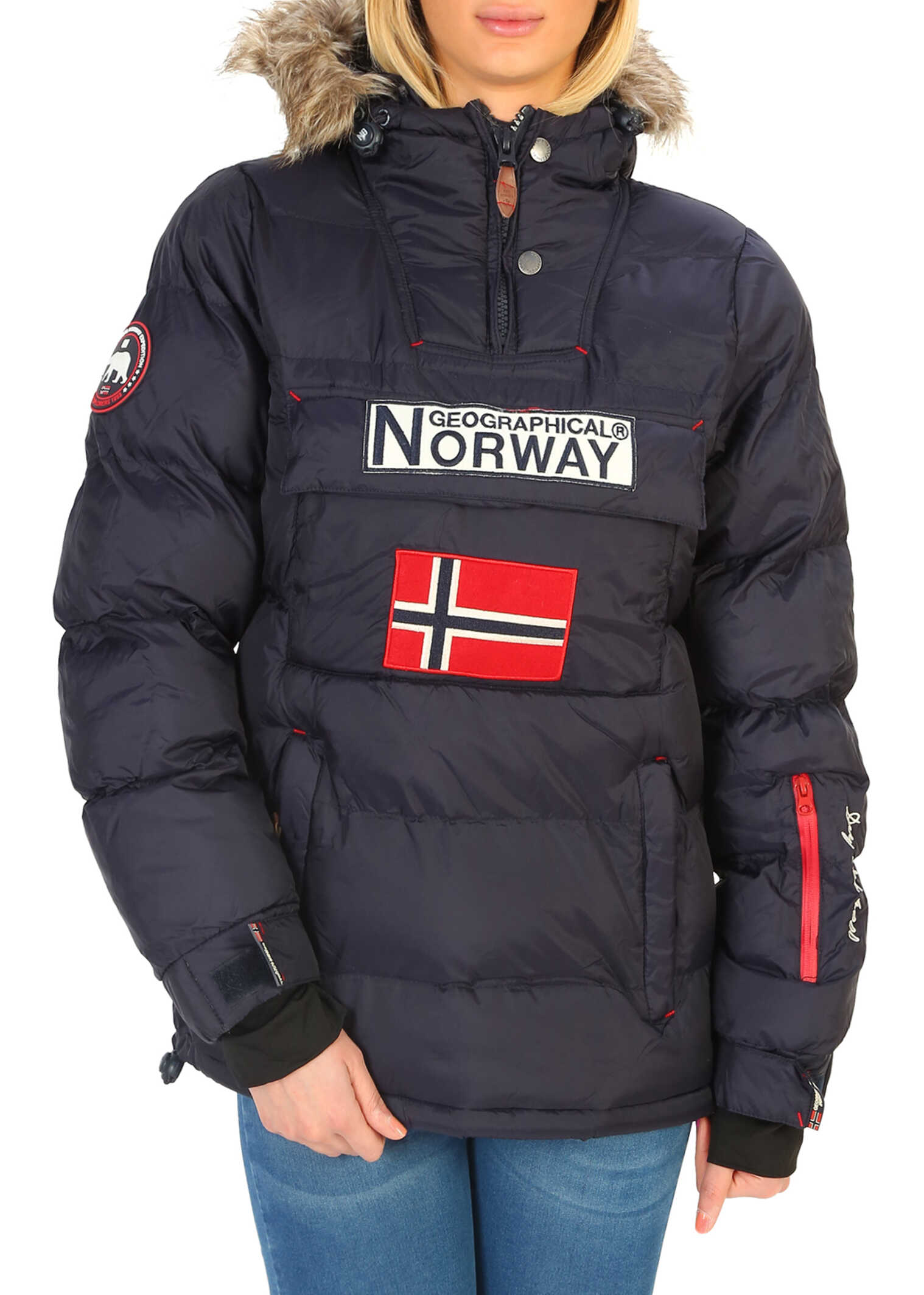 Geaca Geographical Norway Anson_Woman Blue