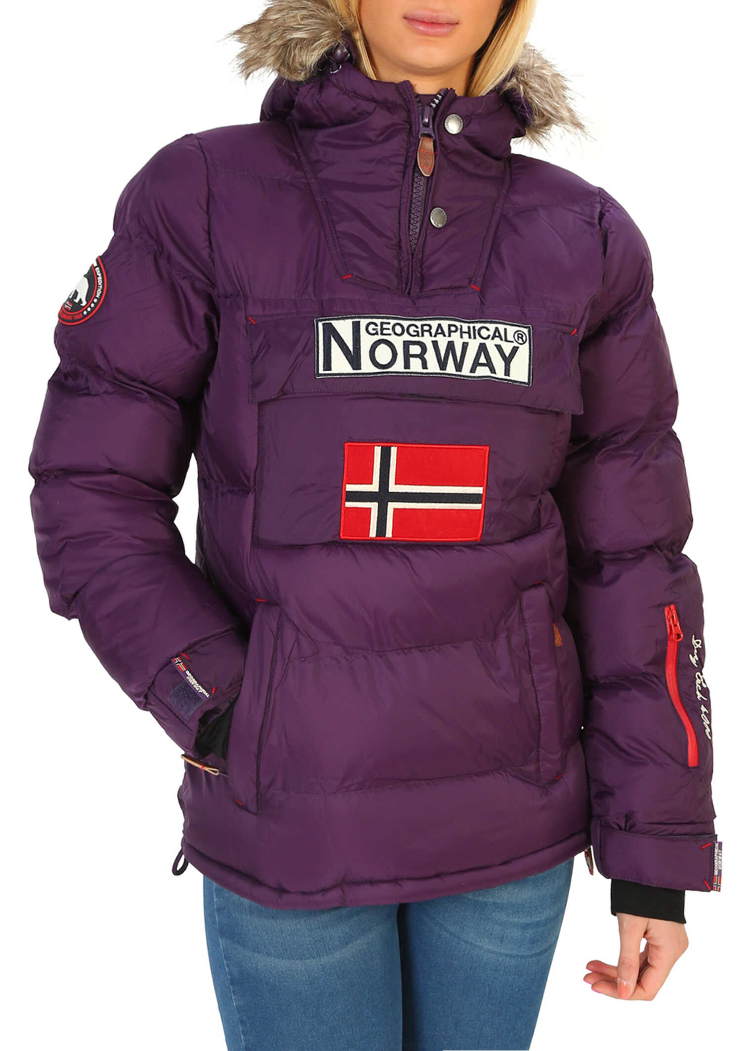 Geaca Geographical Norway Anson_Woman Violet