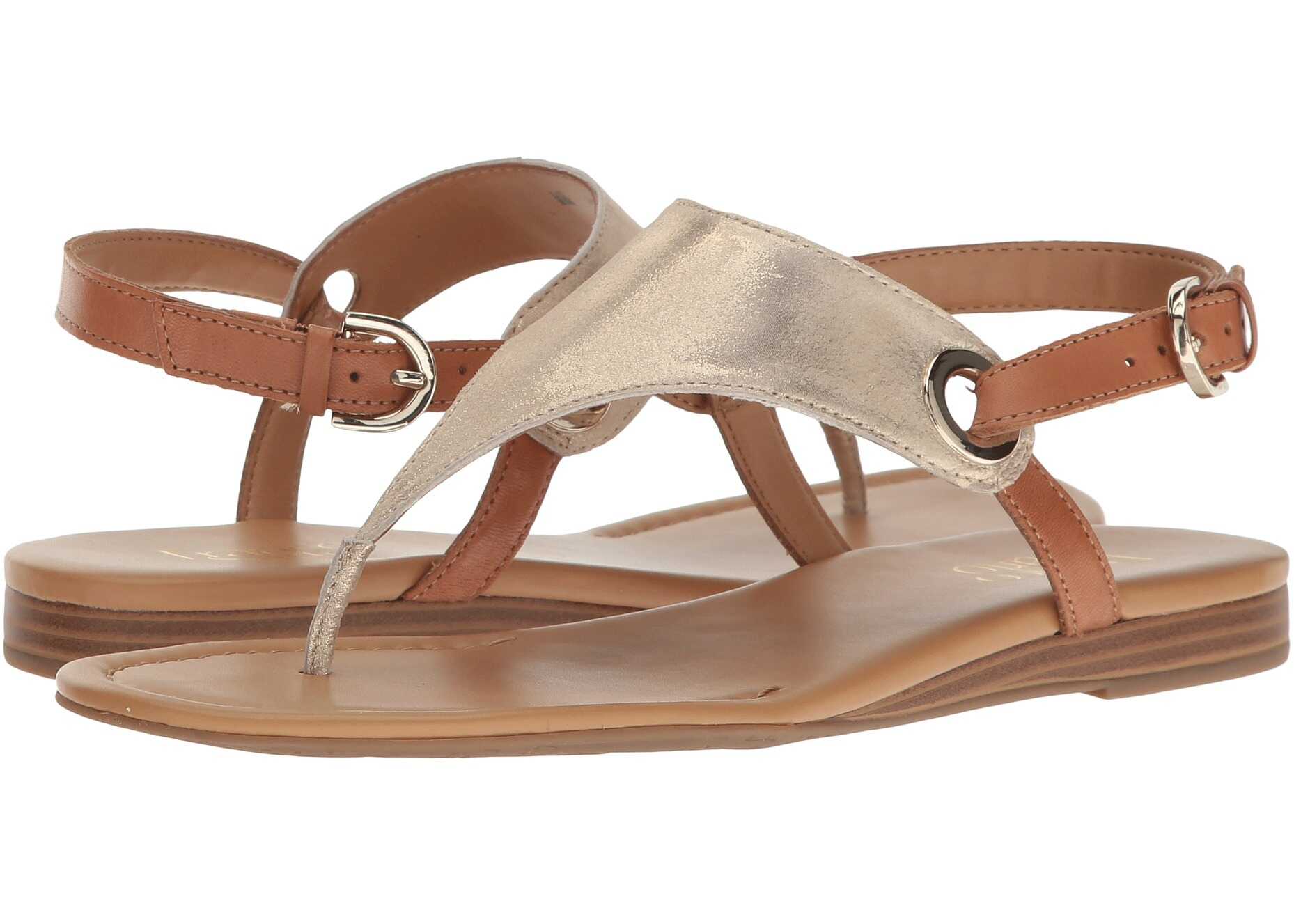 Sandala Franco Sarto Grip Pink Champagne Leather