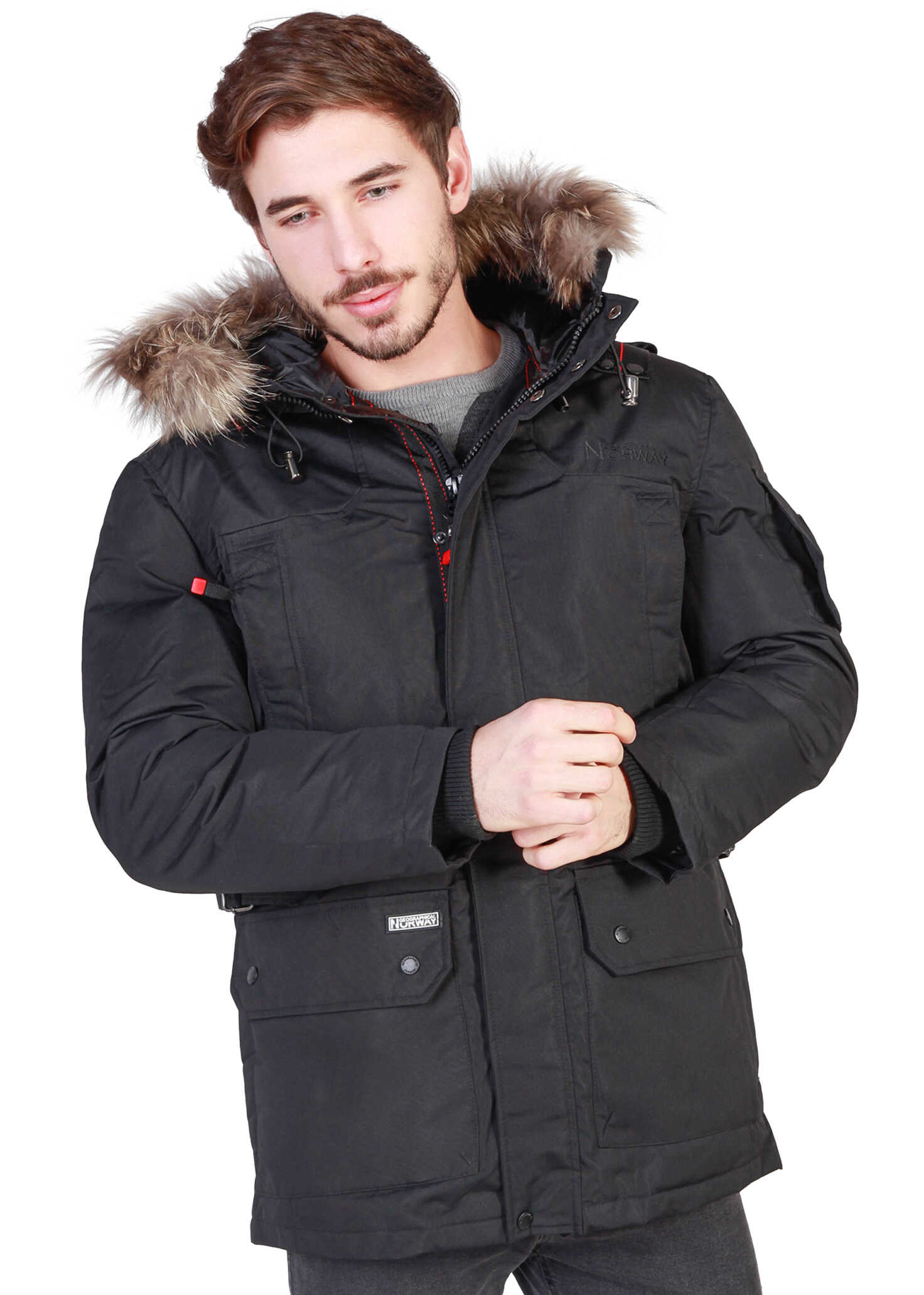 Geaca Geographical Norway Ametyste_Man* Black