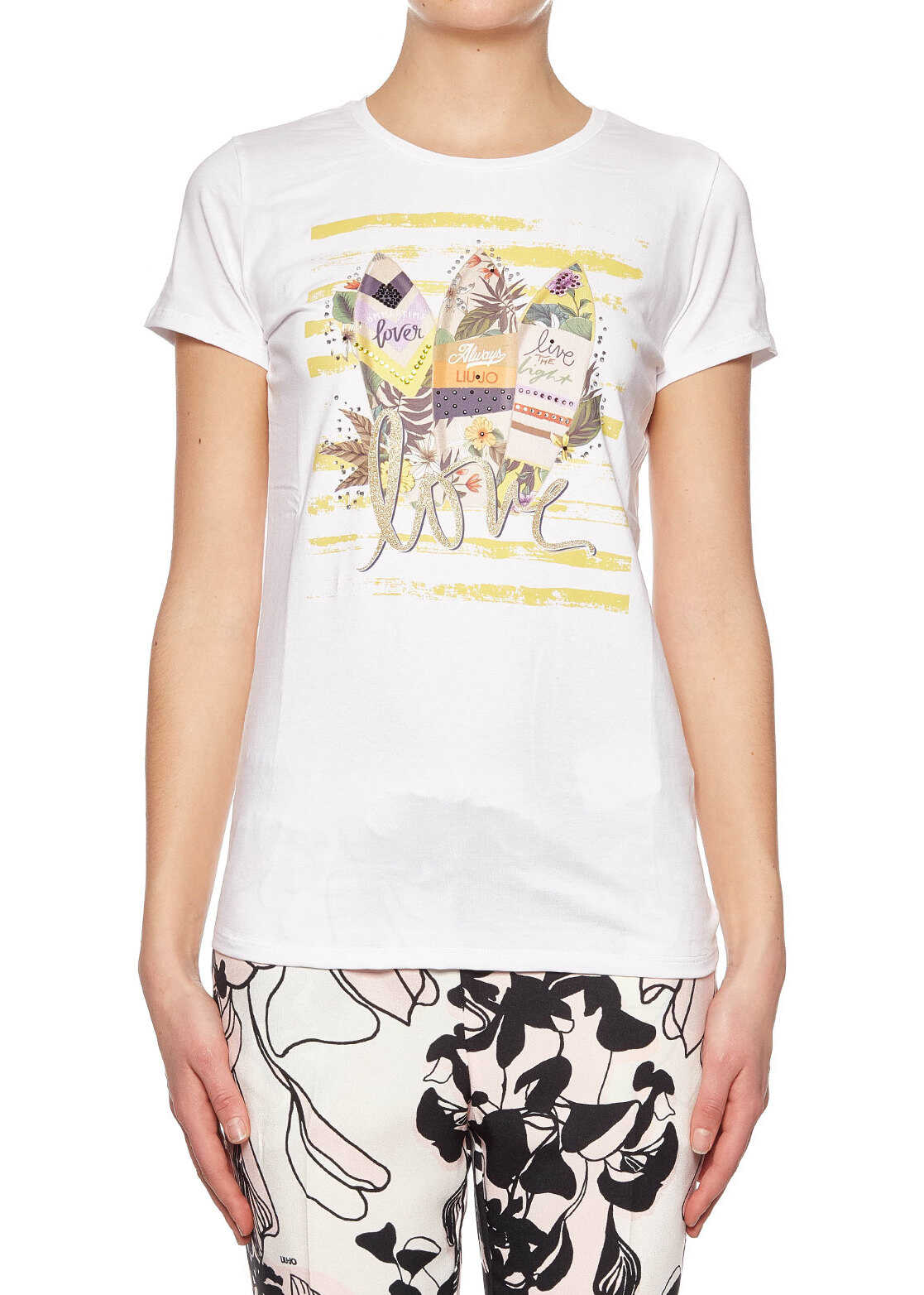 Tricou Liu Jo Printed T-shirt White