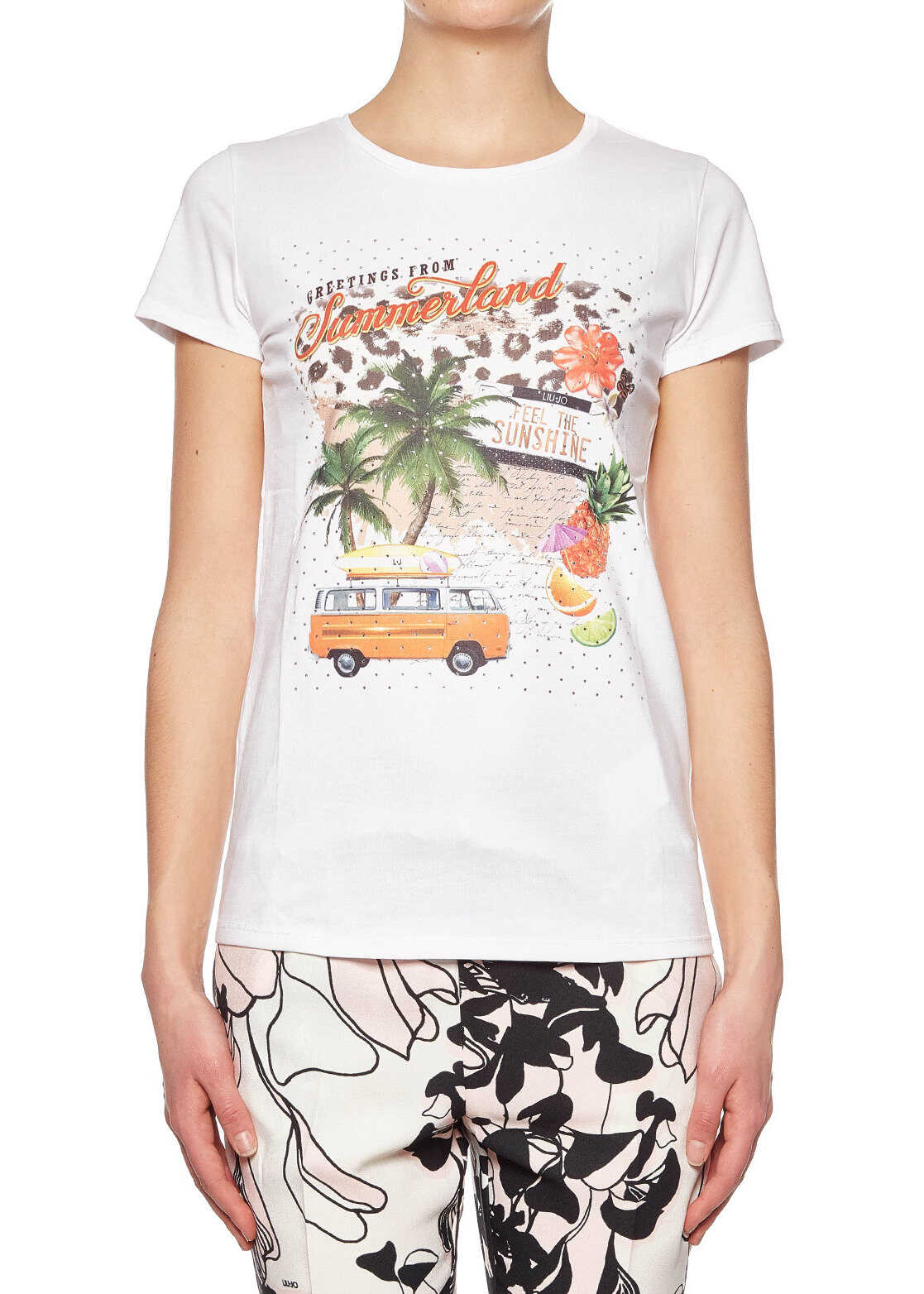 Tricou Liu Jo Printed T-shirt White