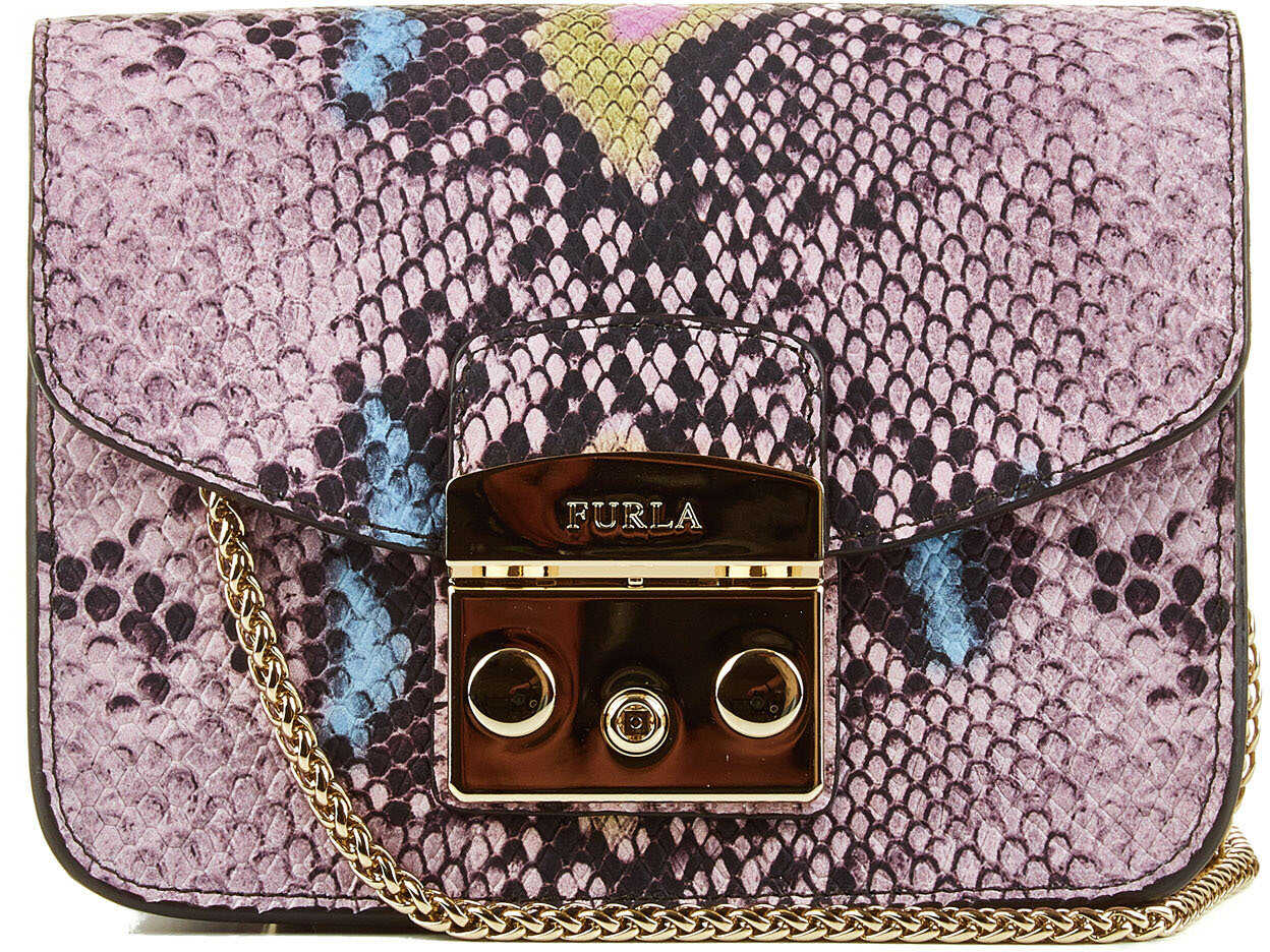 Geanta femei Furla Shoulder bag Metropolis Mini Purple