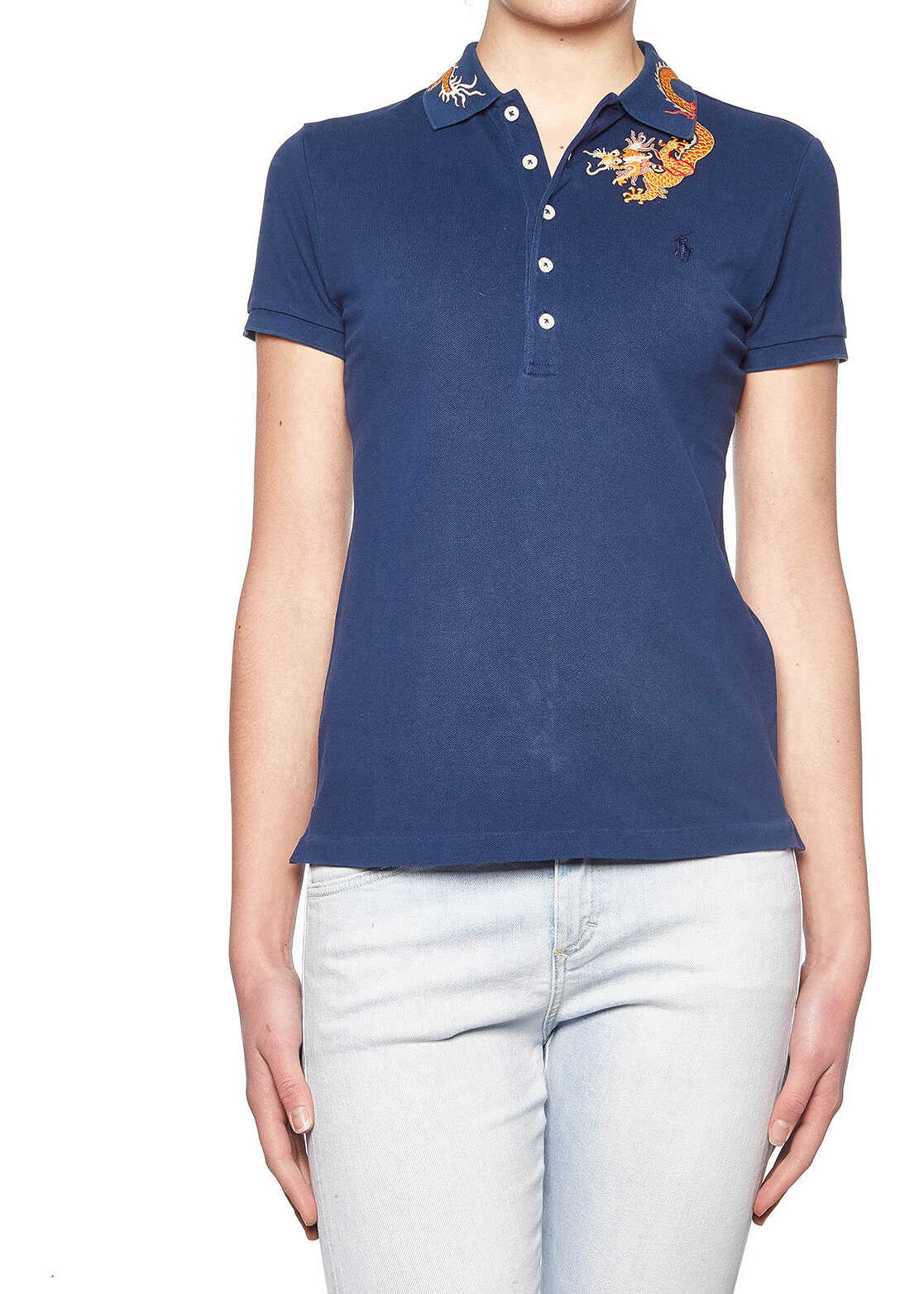 Tricou Ralph Lauren Polo in cotton piqué Blue