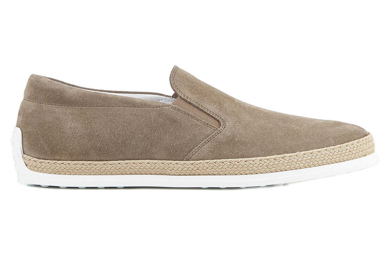 Pantof TOD'S Slip on shoes in suede Brown