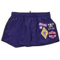 Pantaloni Scurti Blue Printed Swimsuit Baieti
