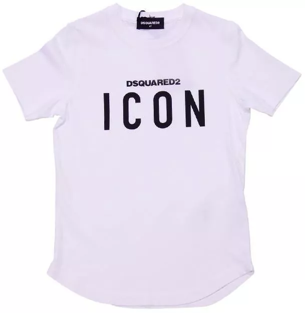 Tricou DSQUARED2 White T-Shirt With Icon Print White