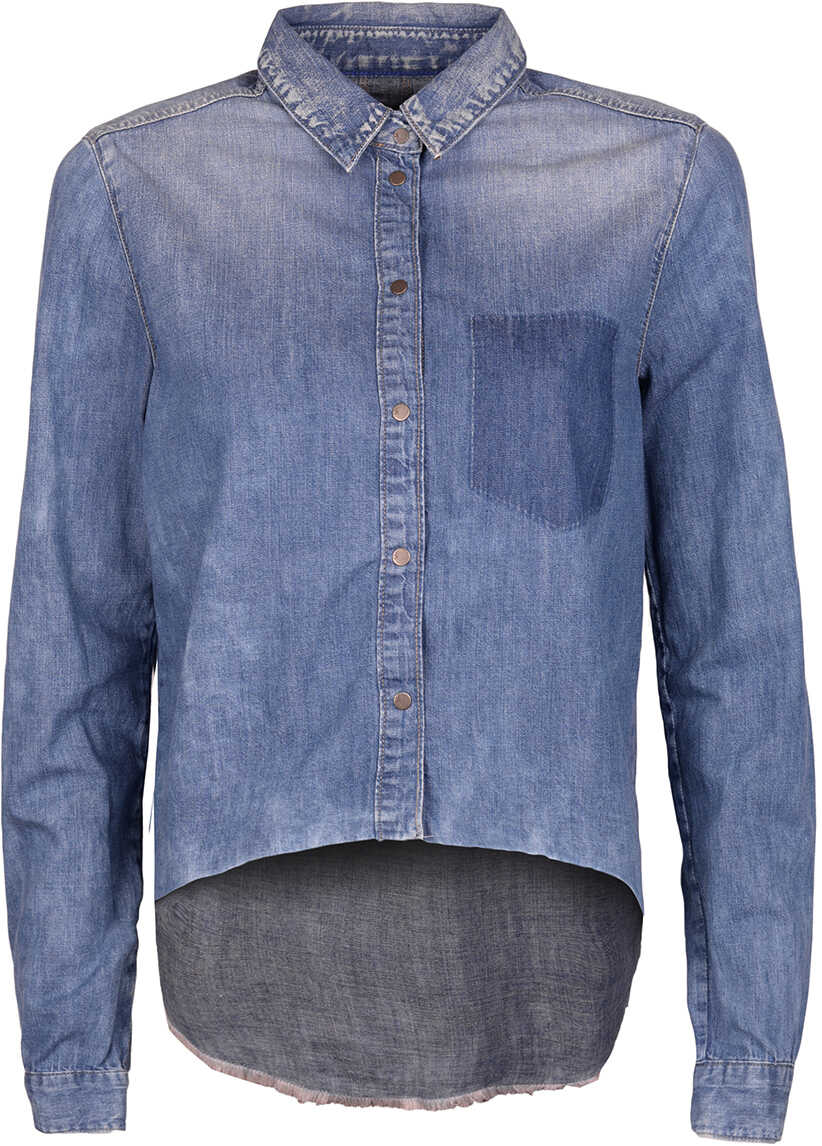 Tricou Calvin Klein Koszula Niebieski