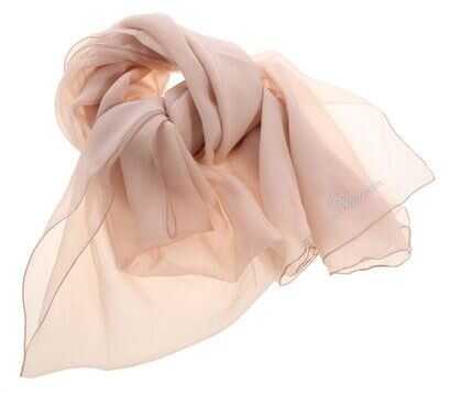 Esarfa Blumarine Silk Stole Pink