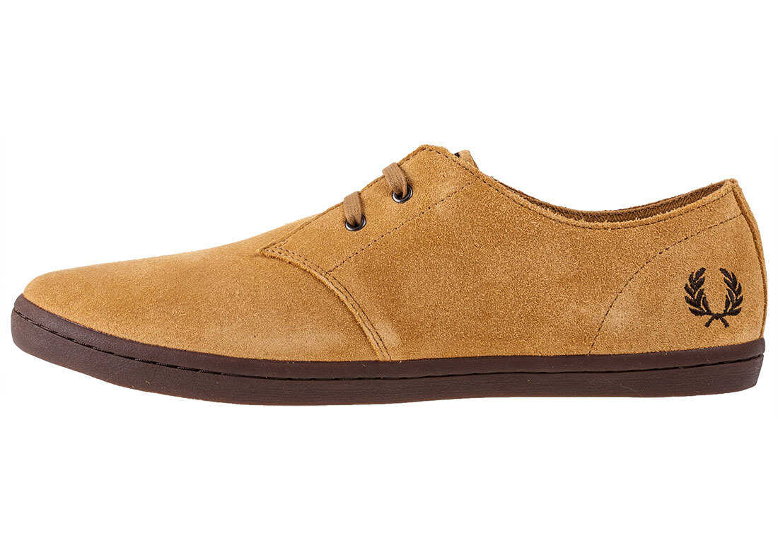 Tenis Fred Perry Byron Low Trainers In Mustard Yellow