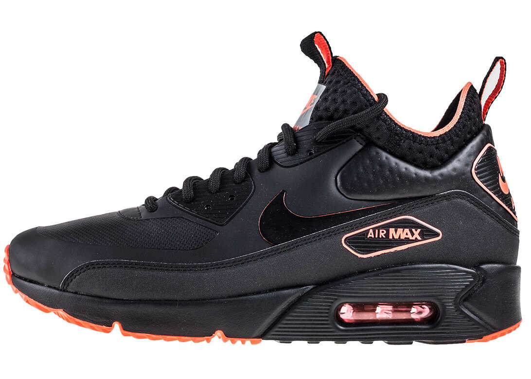 Tenis Nike Air Max 90 Ultra Mid Winter Se Trainers In Black Black