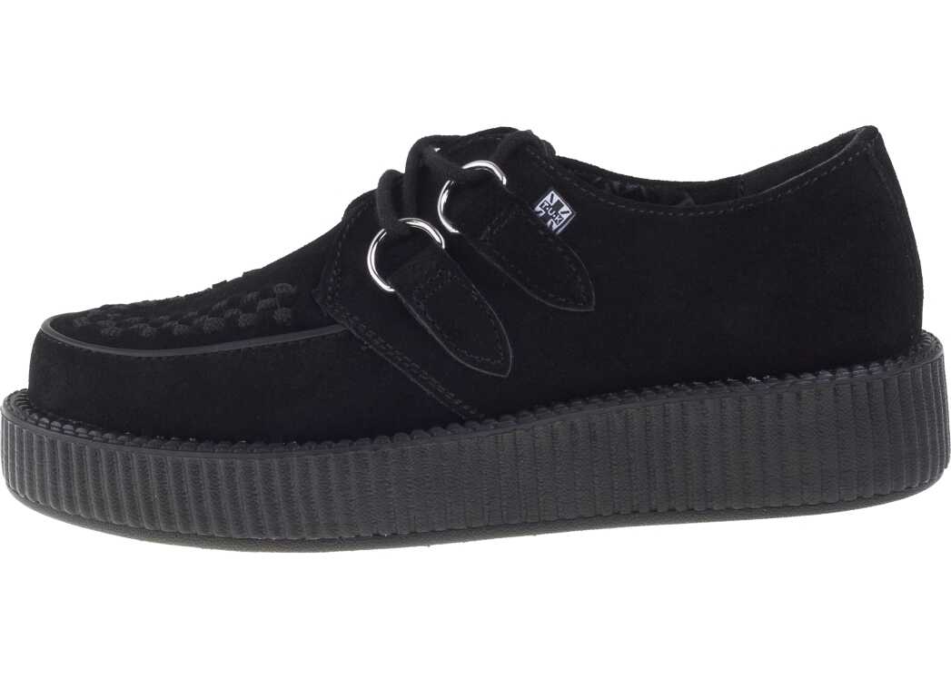 Pantof TUK T.u.k Viva Low Creeper Unisex Shoes In Black Black