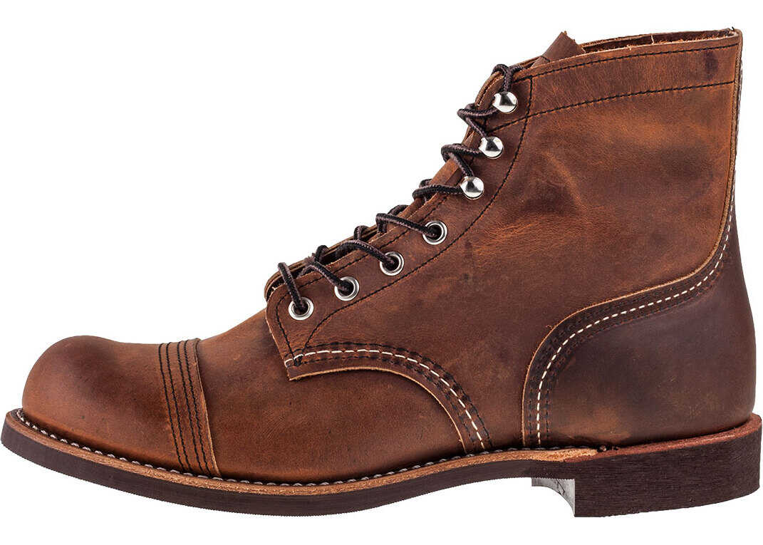 Red Wing Iron Ranger Boots In Copper Tan