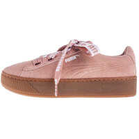 Tenisi & Adidasi Vikky Platform Ribbon Bold Trainers In Pink Peach Femei