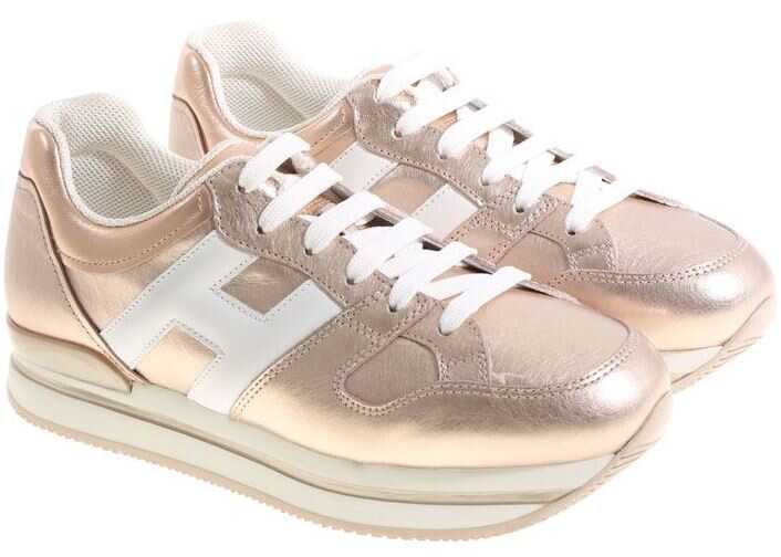 Tenis Hogan Laminated Pink H222 Sneakers Pink
