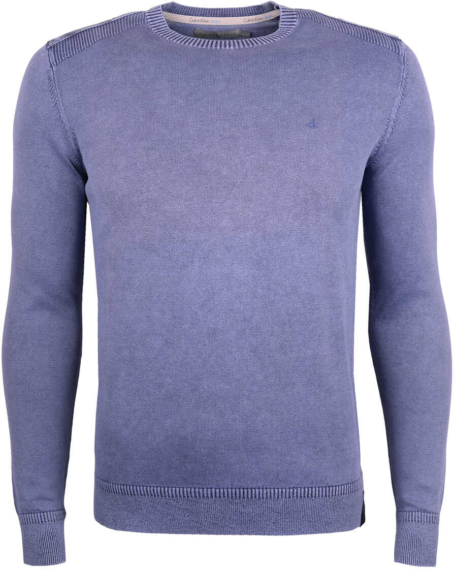 Pulover Calvin Klein Sweter Niebieski