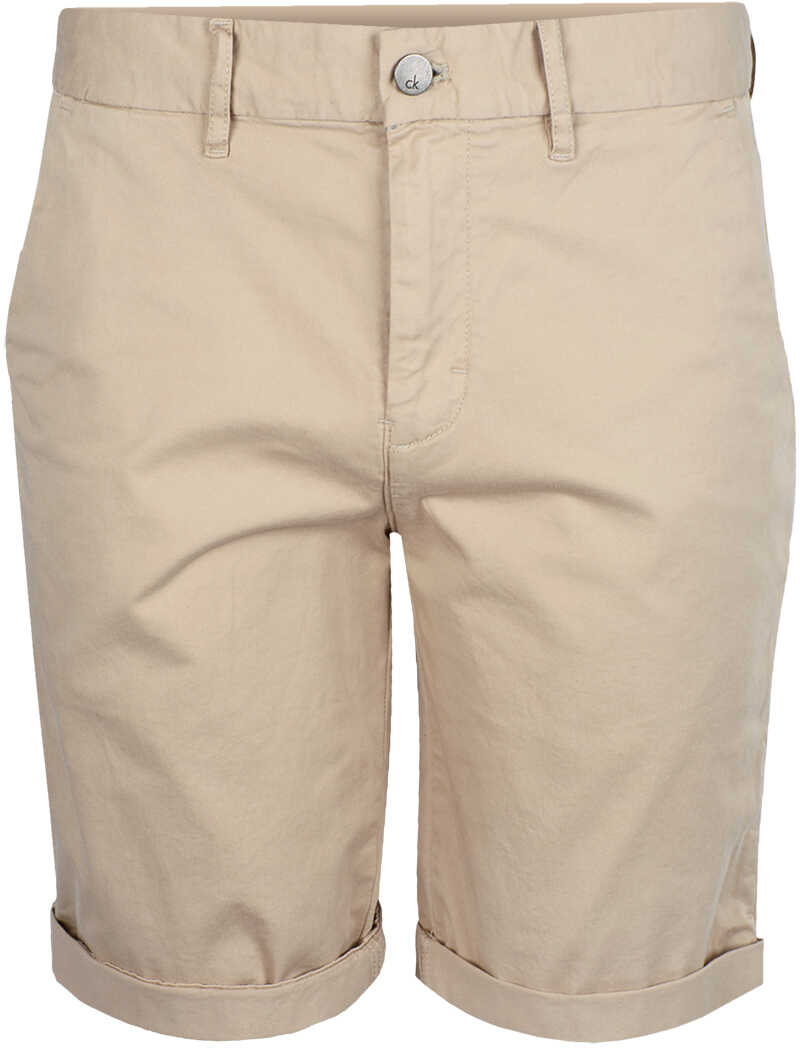Pantalon Calvin Klein Szorty Beżowy
