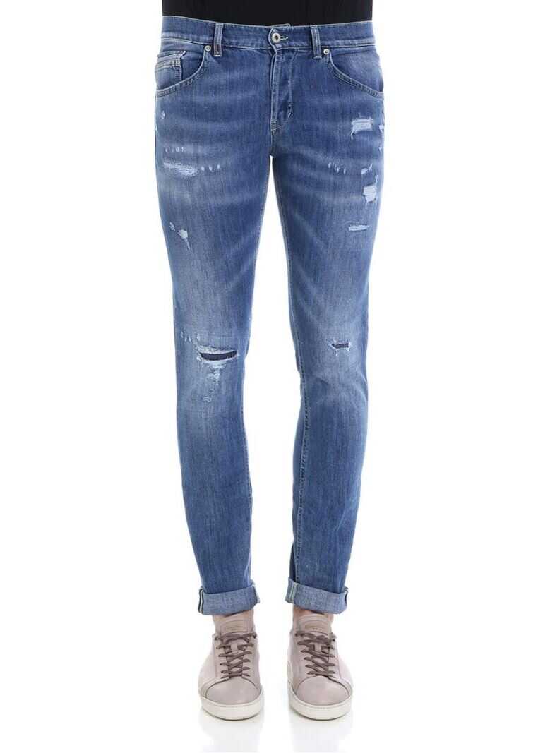 Blug Dondup Blu Ritchie 5 Pocket Jeans Blue
