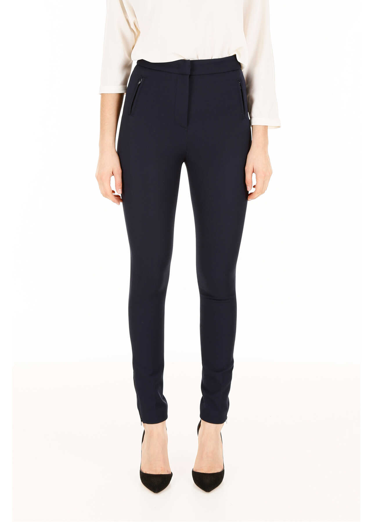 Pantalon Moncler Stretch Trousers BLU NAVY