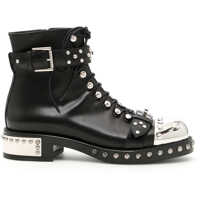 Ghete & Cizme Alexander McQueen Studded Leather Booties