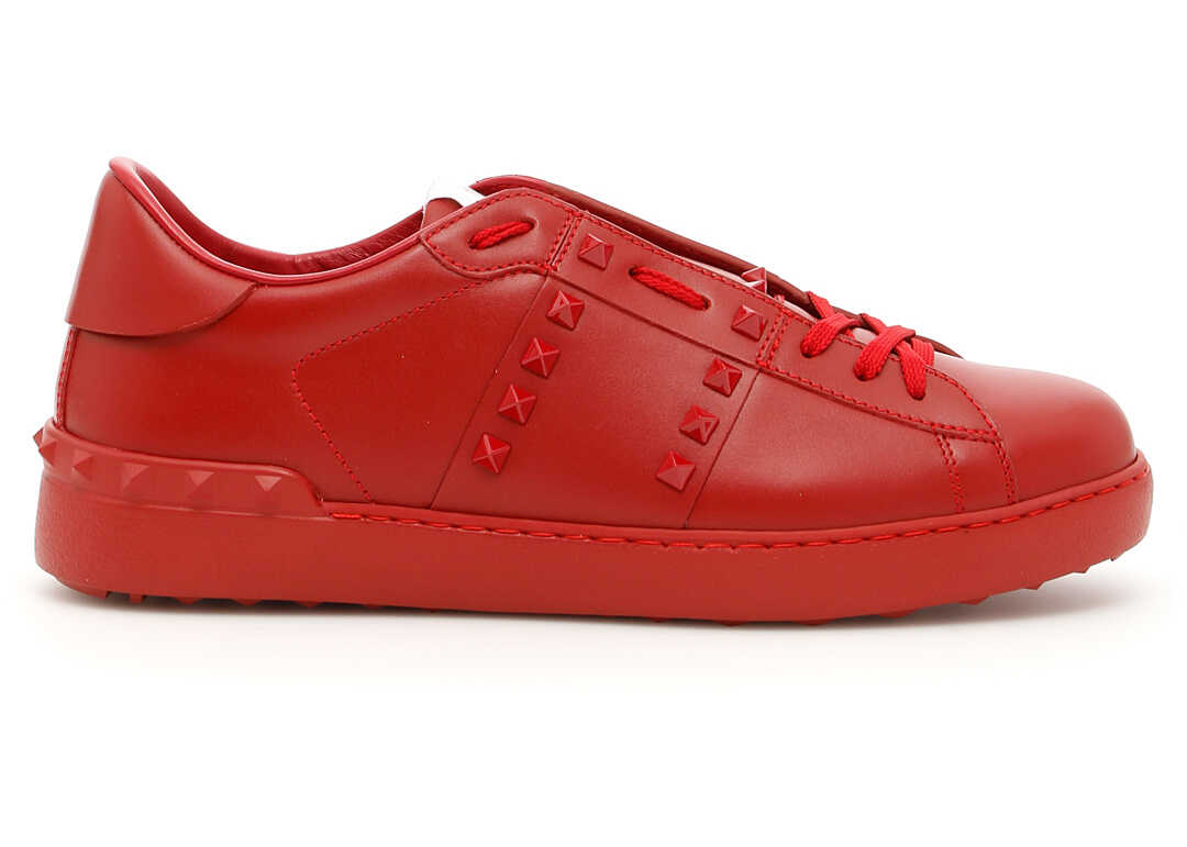 Tenis Valentino Garavani Rockstud Untitled Sneakers ROSSO