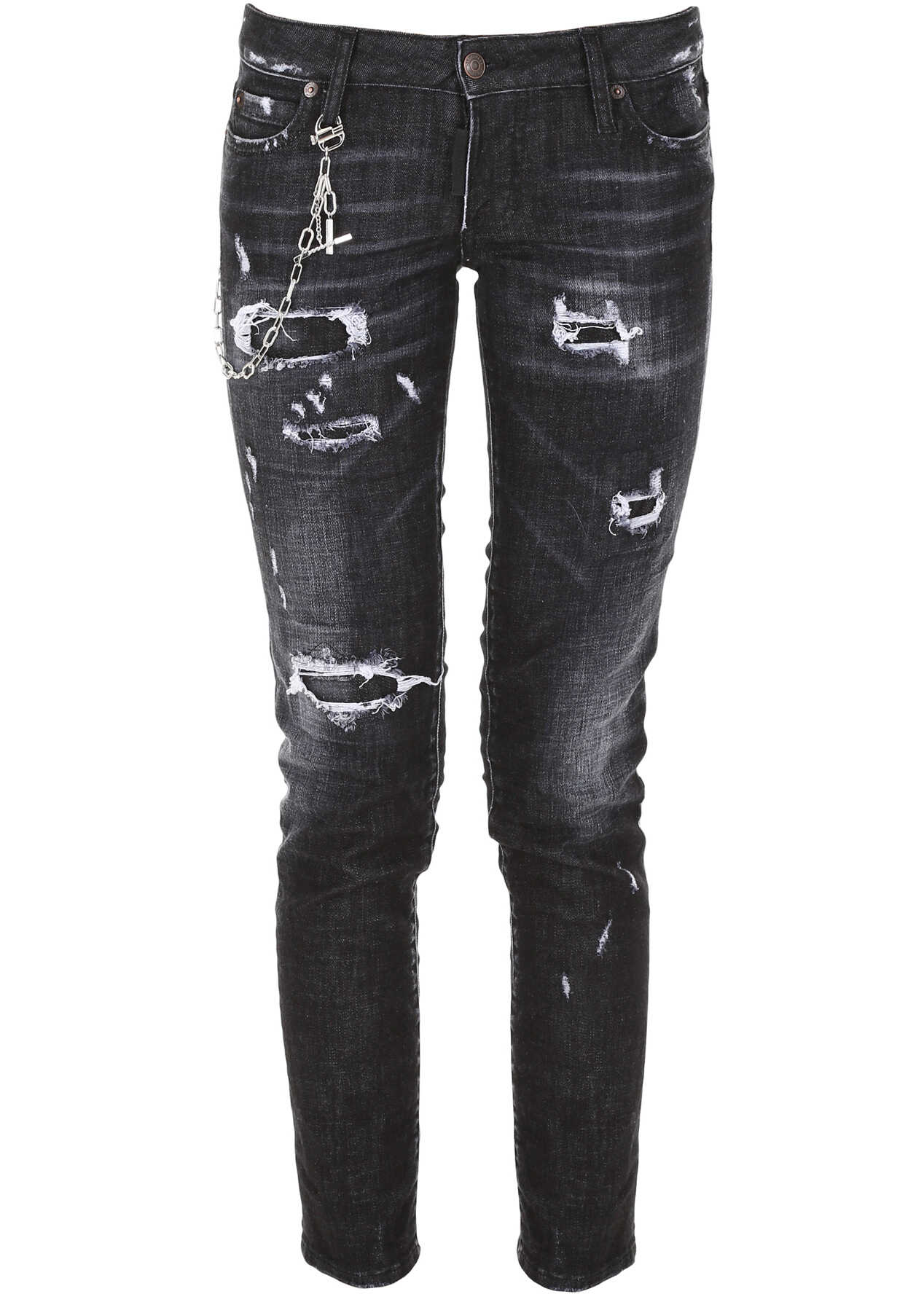 Blug DSQUARED2 Jennifer Jeans BLACK