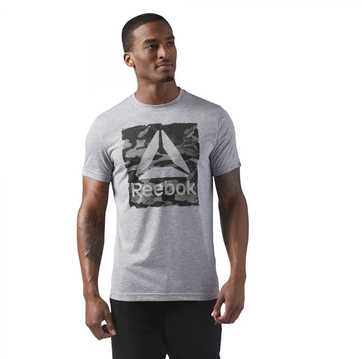 Tricou Reebok CAMO DELTA SPEEDWICK CREW MGREYH