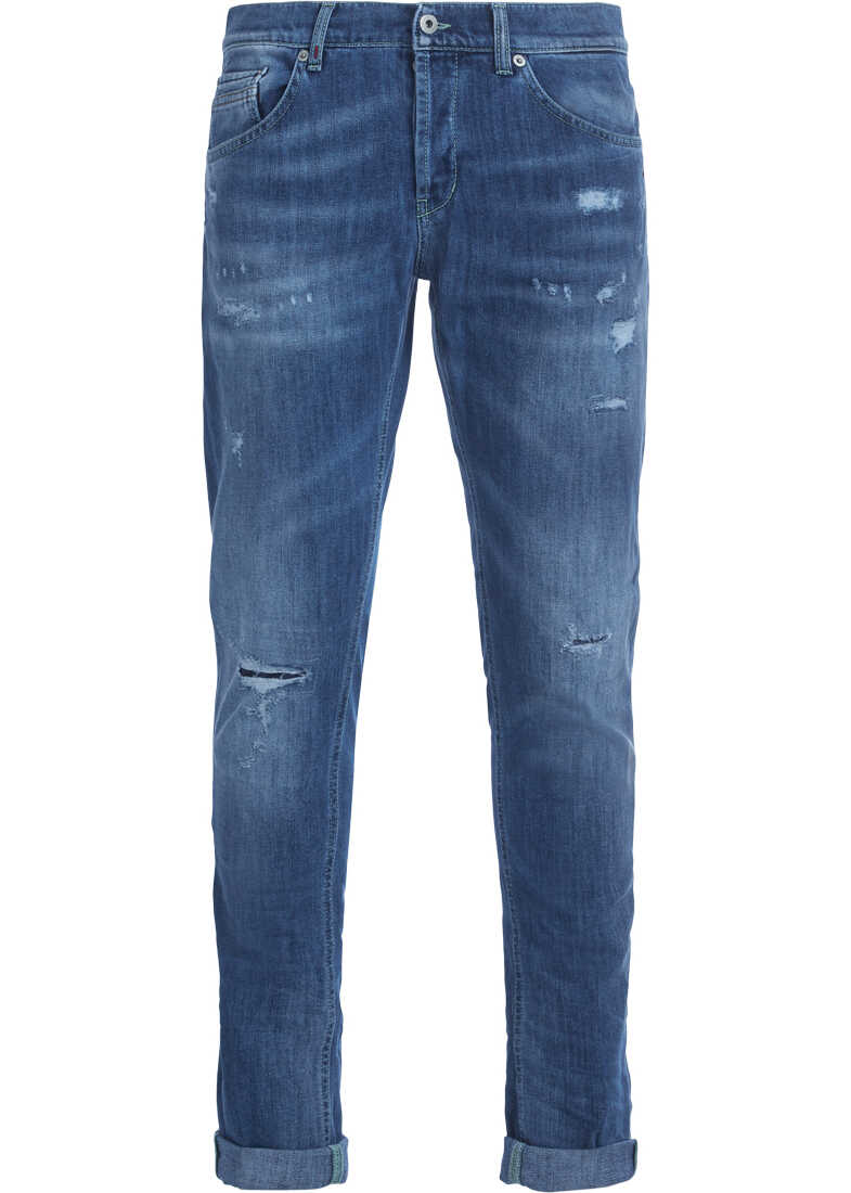 Blug Dondup Ritchie Light-Blue Washed Denim Jeans Blue